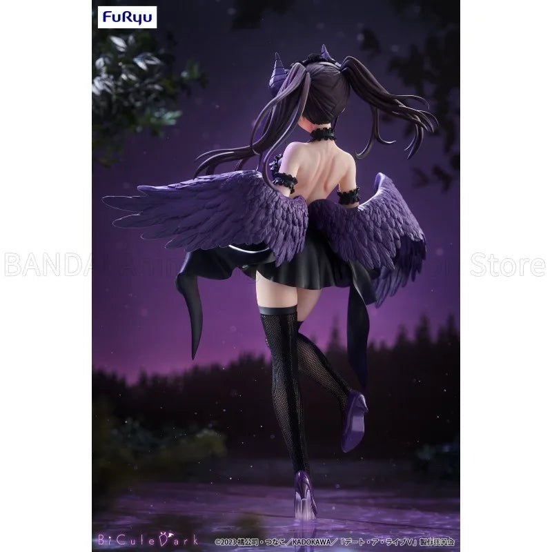 Original FuRyu BiCute Dark Date A Live Ⅴ Kurumi Tokisaki Spielzeug Modell Dekoration Geschenk Sammlung