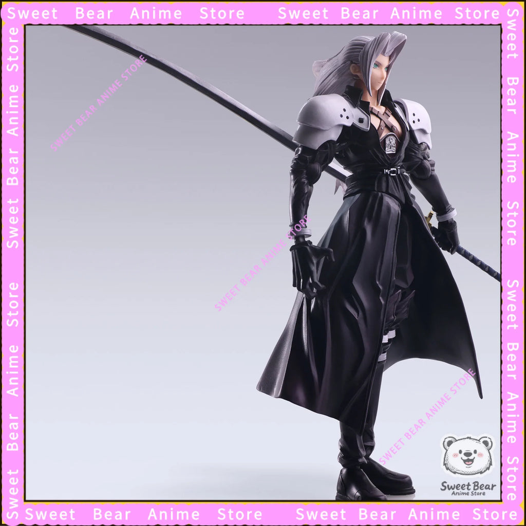 In Stock Square Enix Final Fantasy VII BRING ARTS Sephiroth Action Figure Anime Model Trendy Toys Desktop Doll Collectibles