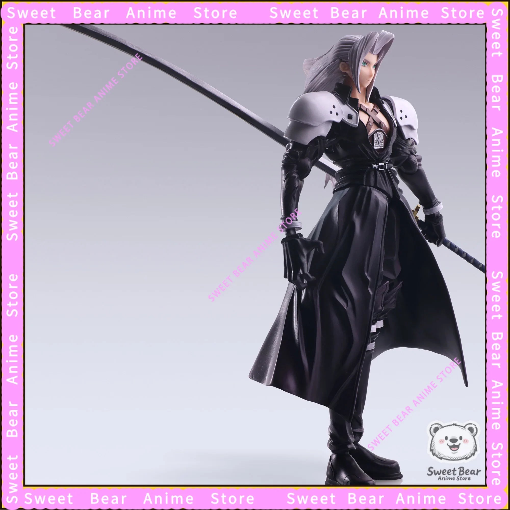 In Stock Square Enix Final Fantasy VII BRING ARTS Sephiroth Action Figure Anime Model Trendy Toys Desktop Doll Collectibles