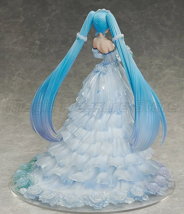 【MT】Original FREEing VOCALOID Hatsune Miku Wedding Dress Ver 1/7 Scale Figure Toy Mold Collection