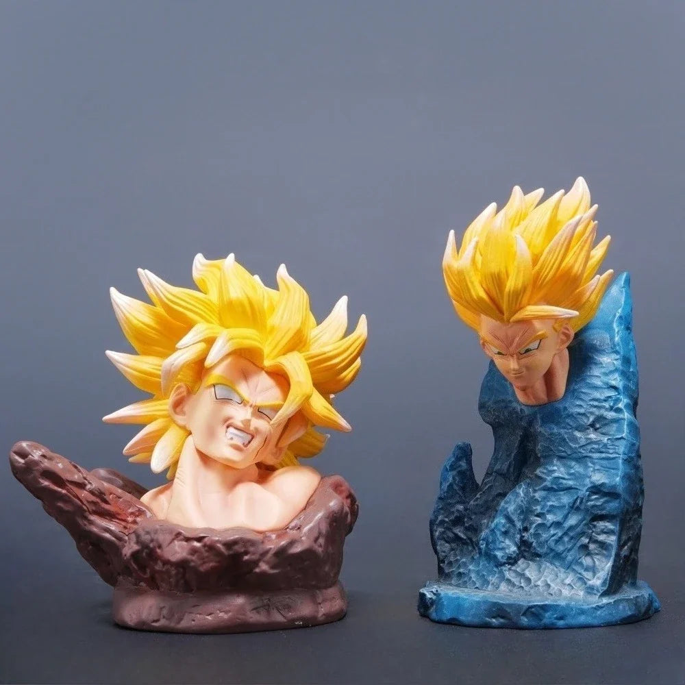 50cm/19.69in Anime Dragon Ball Figure Gogeta VS Broli Action Figures Pvc Statue Desktop Ornamen Collection Model Toys Gifts