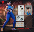 In Stock STAR MAN MS-008 1/6 Scale Blue Female Fighter Chun-Li 12Inch Action Figure Full Set Model Toys Cheongsam/Jumpsuit Ver.