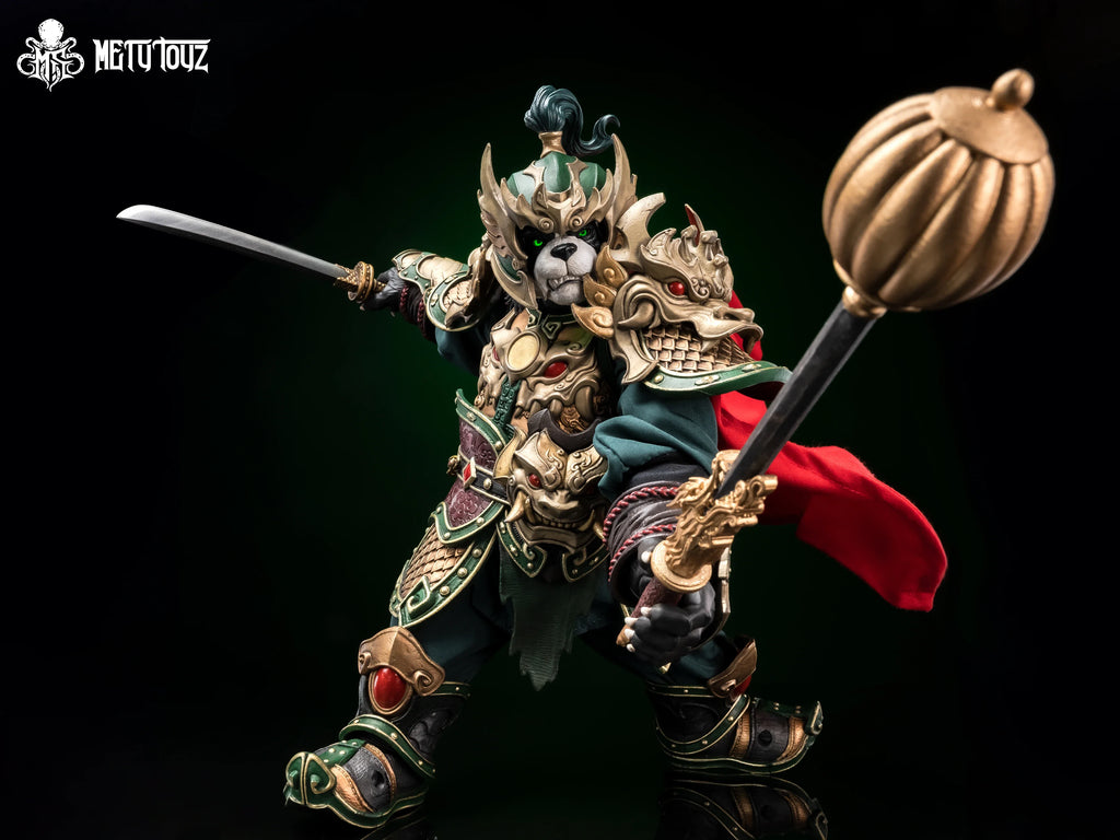 Metytoyz Memory Toys Armor Master Wander Panda Adventurer World Kung Fu WuQingLie 20cm Collectible Model Decoration