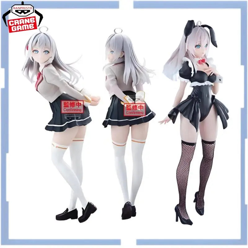 Bandai Namco Banpresto Alya Sometimes Hides Her Feelings In Russian Alisa Mikhailovna Kujou Bunny Girl Pvc Figure Model Toy Gift