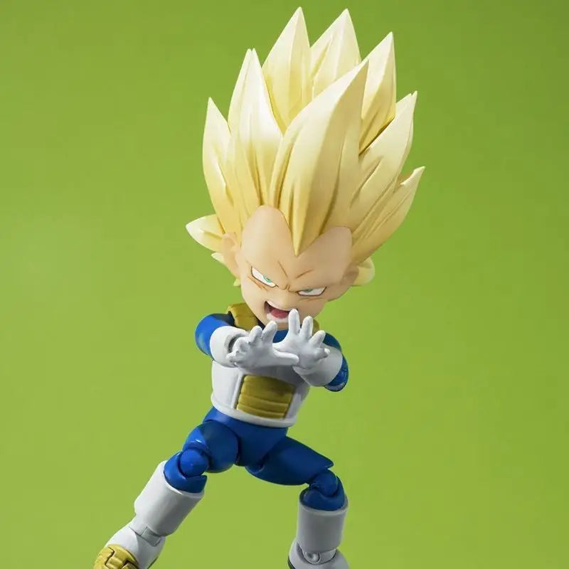 New Hot In Stock 100% Original Bandai Sh Figuarts Shf Dragon Ball Daima Ssj3 Vegeta Action Figures Anime Model Toys Collection