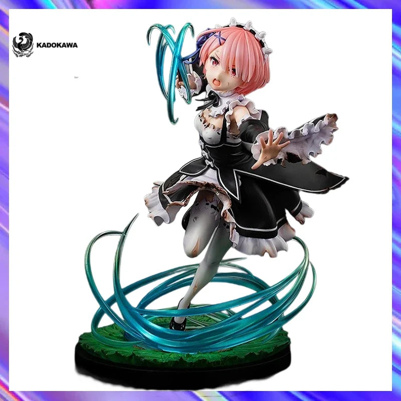 Original in Stock KADOKAWA KDcolle Re: ZERO - Starting Life in Another World Ramu 1/7 Figures Model Toy Gift Collection Ornament
