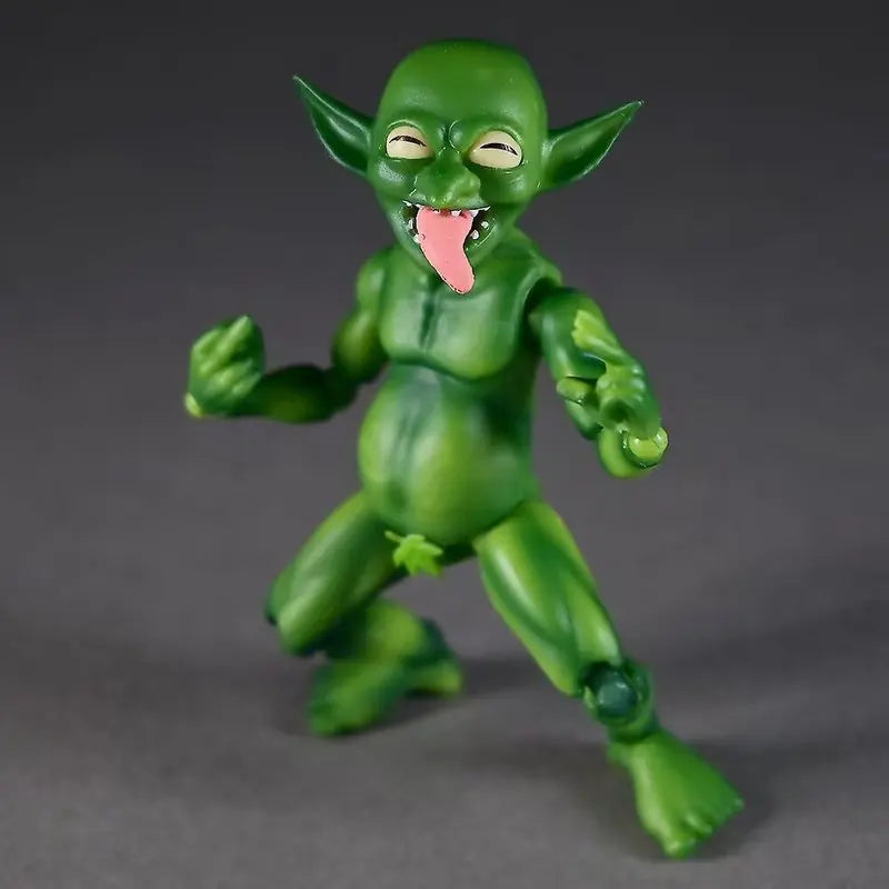 10cm Goblin Kun Figure Monsters Action Figures Figurine Desk Decoration Doll Collection Statue Model Toys Adults Birthday Gifts