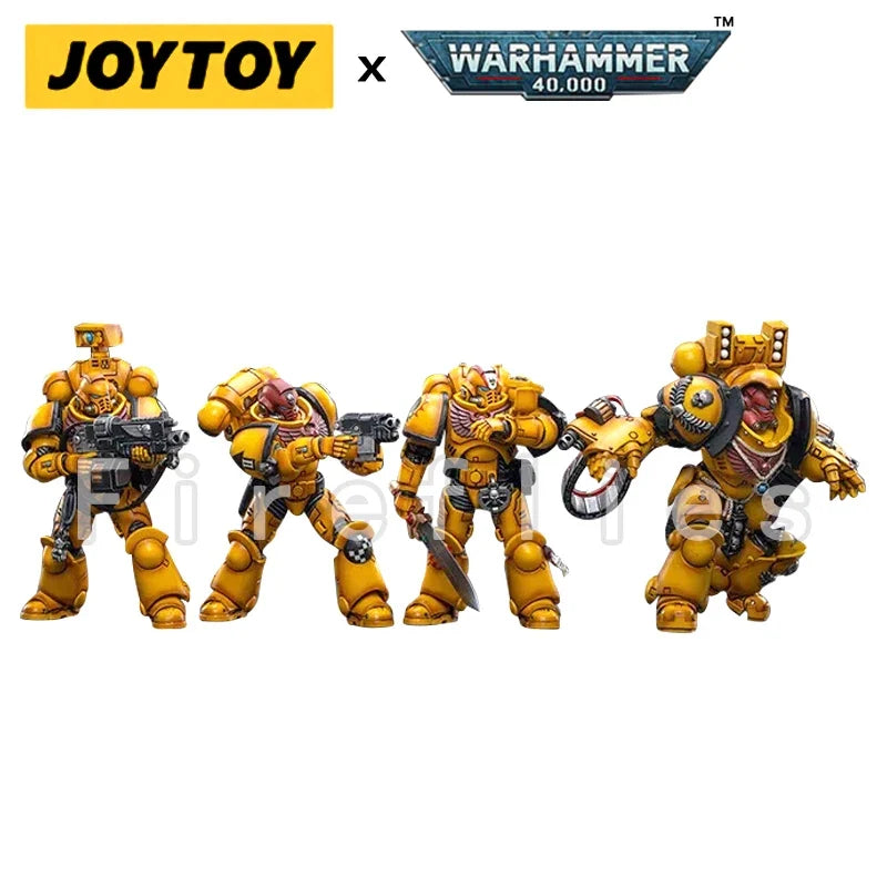 1/18 JOYTOY Action Figure (4PCS/SET) 40K Fists Intercessors Anime Collection Model Toy