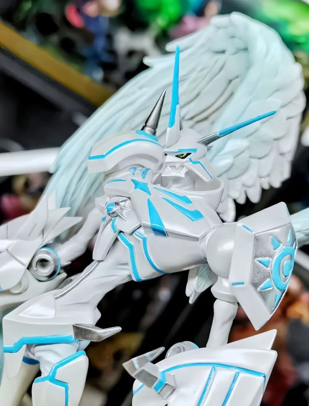 20cm/7.87in Anime Digimon Adventure Figure Omegamon Merciful Mode Action Figures Pvc Statue Collection Model Toys Gifts