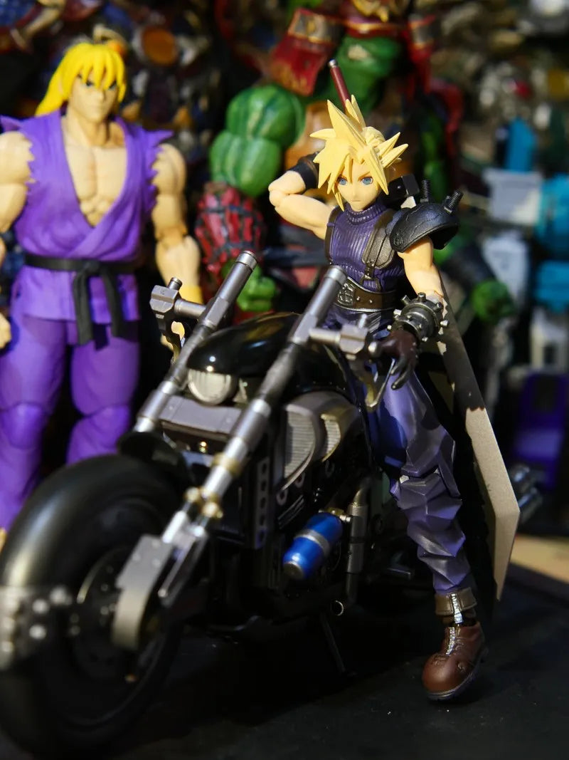Spot Authentic Se Kai (Pa Kai) Bringarts FinalFan tasy Vii Cloud Motorcycle Vehicle Figure Gift