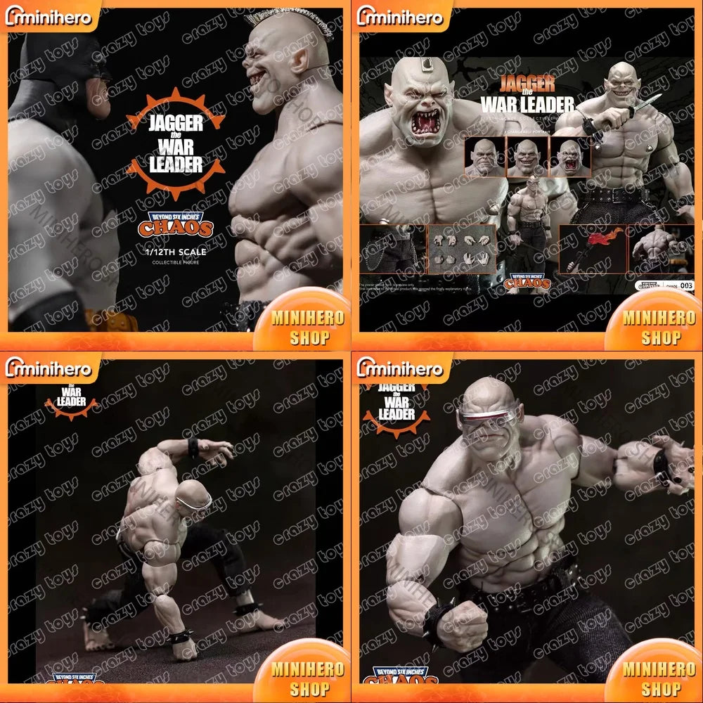 Auf Lager CHAOS N0 003 Kriegsführer Jagger 1:12 Maßstab Bewegliche Actionfigur Sammlerstück Roboter Modell für Erwachsene Kinder Geschenk