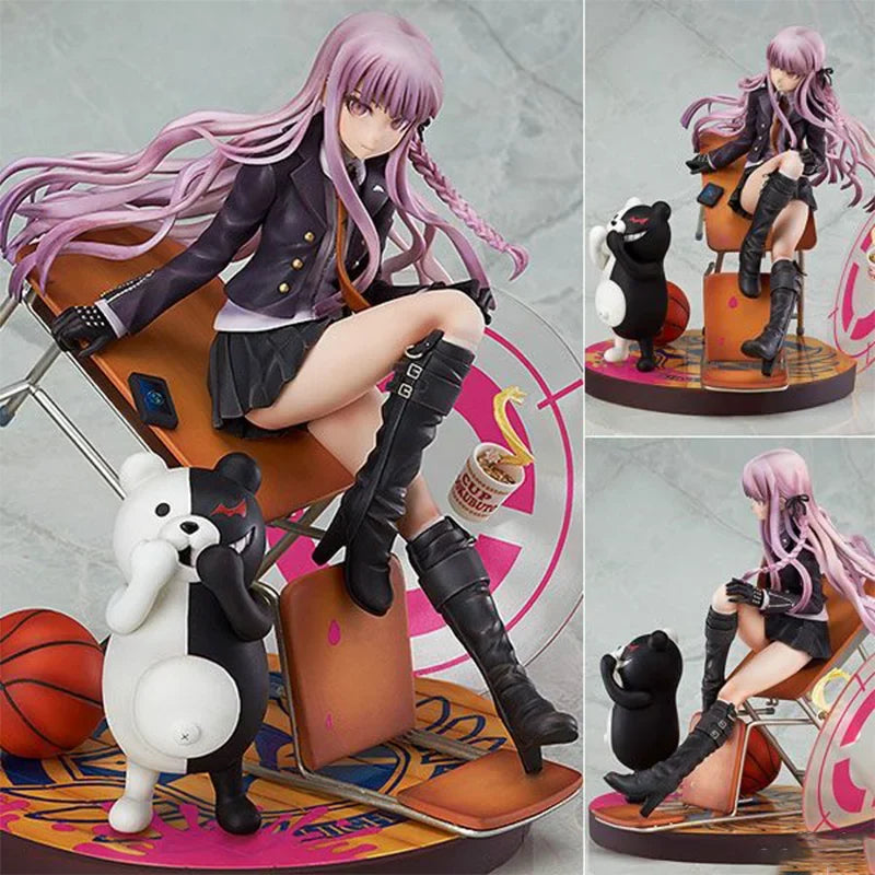 【100%original】Phat Company in Stock Danganronpa: The Animation - Kirigiri Kyouko - Monokuma 1/8 Garage Kit Action Figure