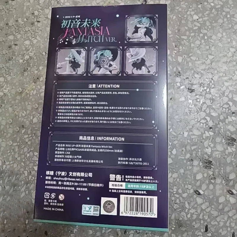 In Stock RIBOSE RISE UP SERIES 1/8 Hatsune Miku Fantasia Witch PVC 25CM Anime Action Figures Model Collection Ornament Toy