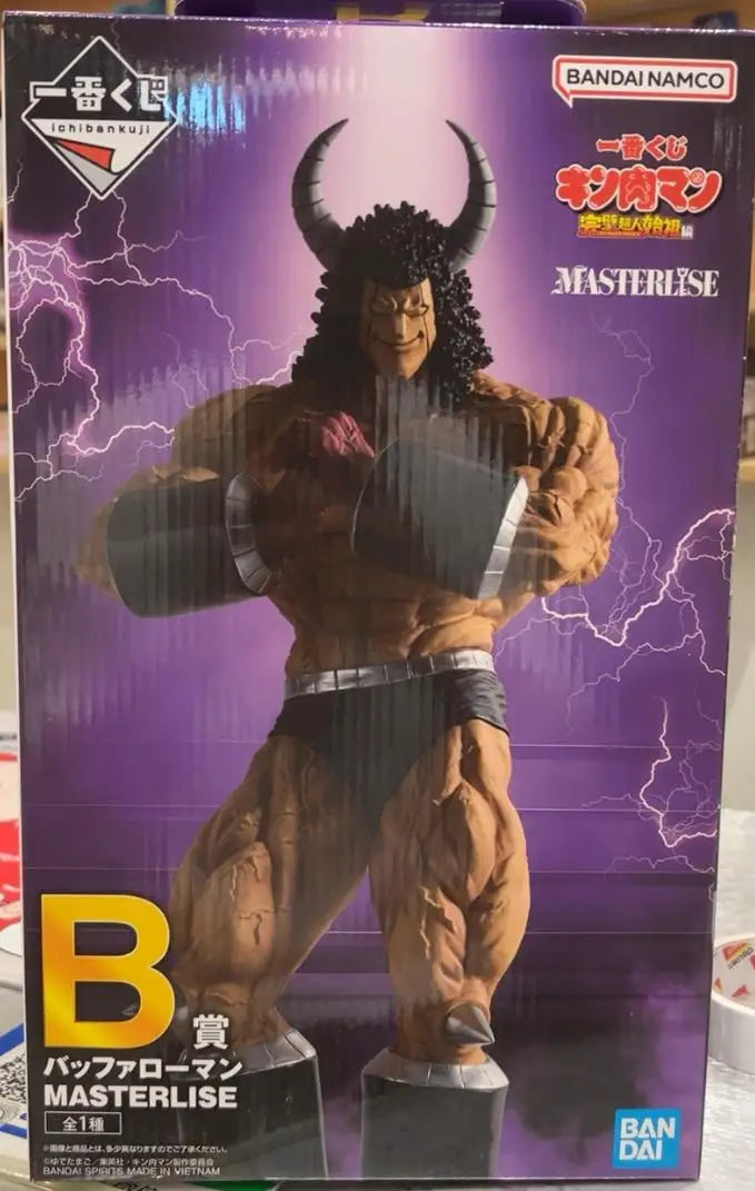 In stock Bandai Kinnikuman Perfect Superhuman Progenitor Edition Buffalo Man  Demon Shogun  Figure Anime Model Genuine Toy Gift