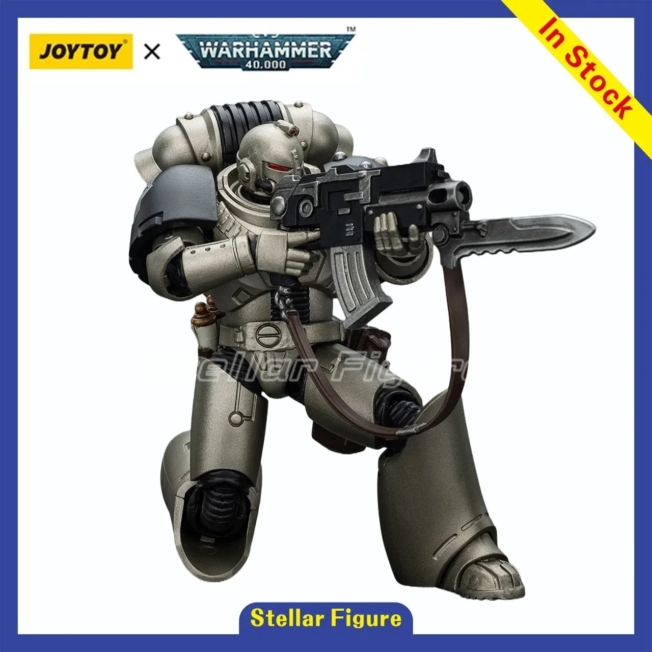 【SF】JOYTOY 1/18 Action Figure Ultramarines Legion Mklll Tactical Squad Sergeant with Power Sword Model Toys Gifts Collection