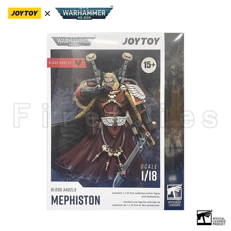 1/18 JOYTOY Action Figure 40K Blood Angels Mephiston Anime Model Toy