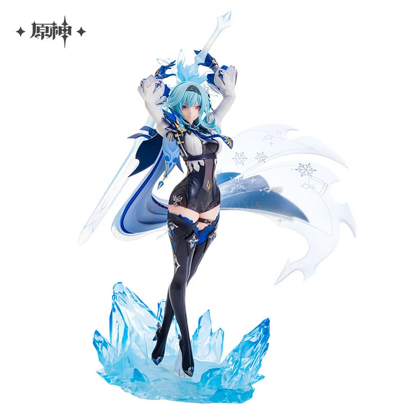 Genuine Genshin Impact Figure Eula The Swirling Dance Of Waves 1/7 Action Figurine Pvc Model Statue Toys Ornament Xmas Gifts