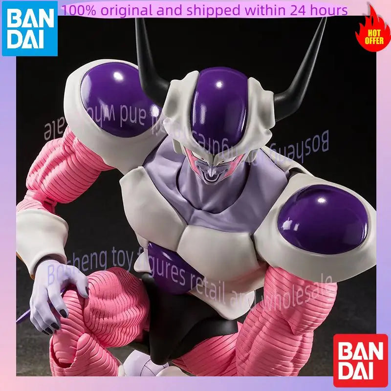 Original Bandai S.H.Figuarts Frieza Second Form Dragon Ball In Stock Anime Action Collection Figures Model Toys