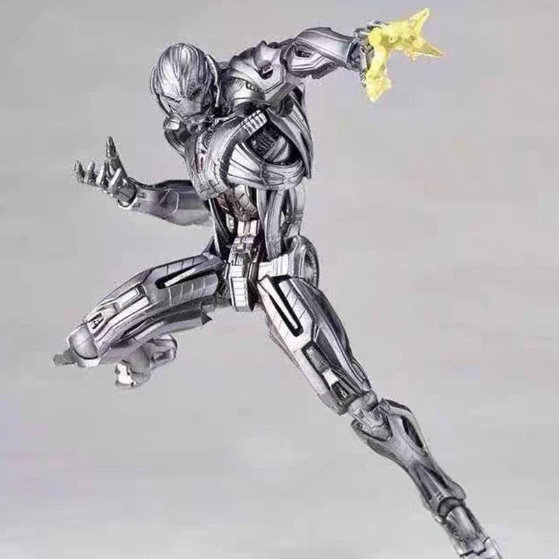 In Stock AC Factory Ultron Action Figures Kaiyodo Amazing Yamaguchi Avengers Anime Collection Ko Model Customized Gift Toys 16cm