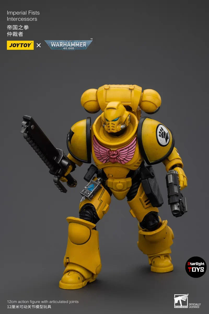 JOYTOY 1/18 Action Figure Warhammer 40K Intercessors UItramarines Space Wolves Lmperial Fists Blood Angels Toys Model Gifts