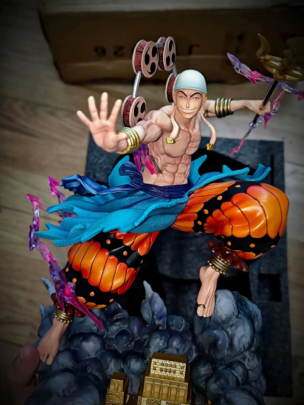 JT Studio One Piece Enel JT-026 PVC Statue 29cm Tianhui Series - "God of Thunder" Anime Collectible Figure, Perfect Gift