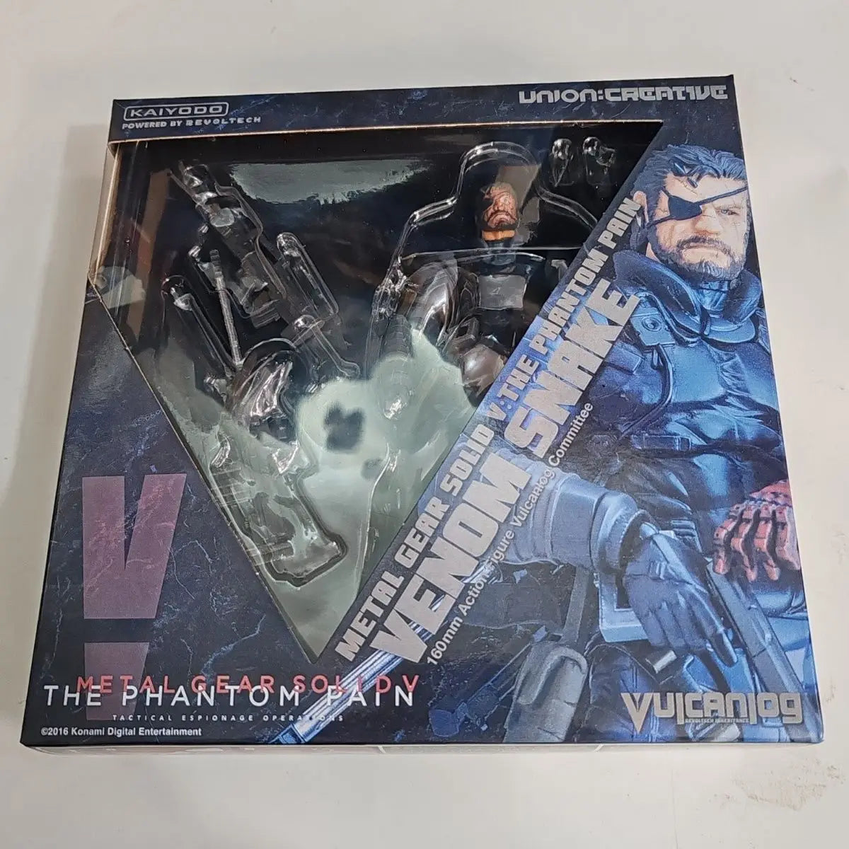 Venom Snake Figure Metal Gear Solid Action Figure Vulcanlog 004 Punished Snake Figurine Pvc Model Statue Collectible Toy Gifts