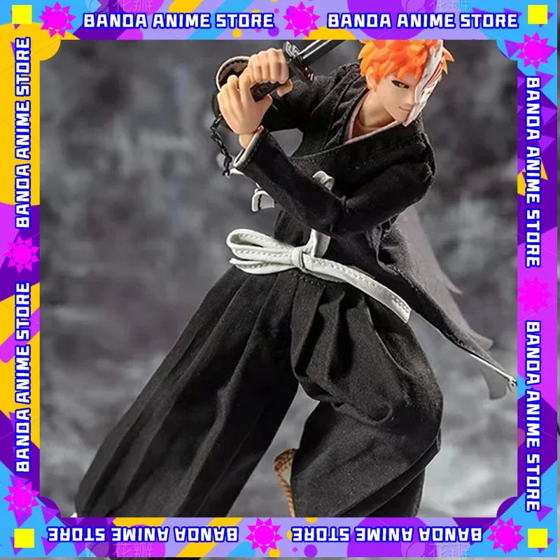 Model GT Bleach Kurosaki Ichigo Aizen Sousuke Ukitake Jushiro Ichimaru Gin 18cm/7inch 1/10 SHF Anime Action Figure Toys Gifts