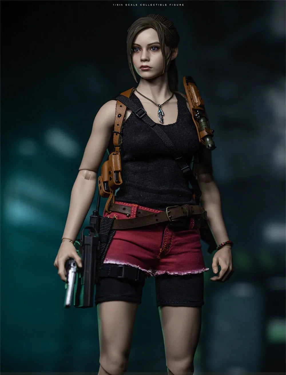 1/6 DAMTOYS DMS038 Residents DMS031 DMS039 the Charactor Player Female Leather Shoulder Waist Strap Belt Bag Fit 12" Action Doll