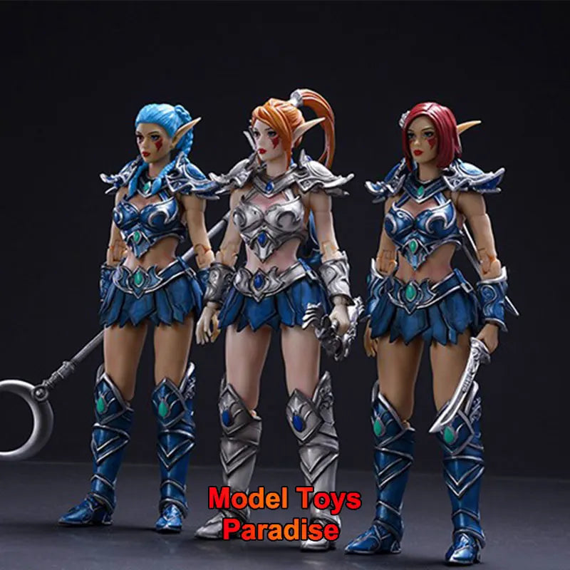 In Stock Lazy Monster Studio 17CM Collectible WOW Tyrande Oak Town Elf Hunter Guard  Female Soldier Action Figure Model Gifts