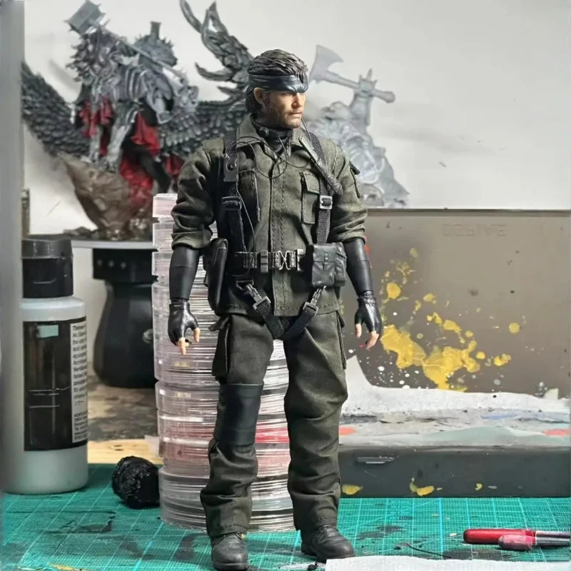 Neue 1/12 Metallgetriebe Schlange Figur Viper Agent Kraken Studio Metallgetriebe Schlange Anime Modell Bewegliche Gelenke Spielzeugsammlung Geschenk
