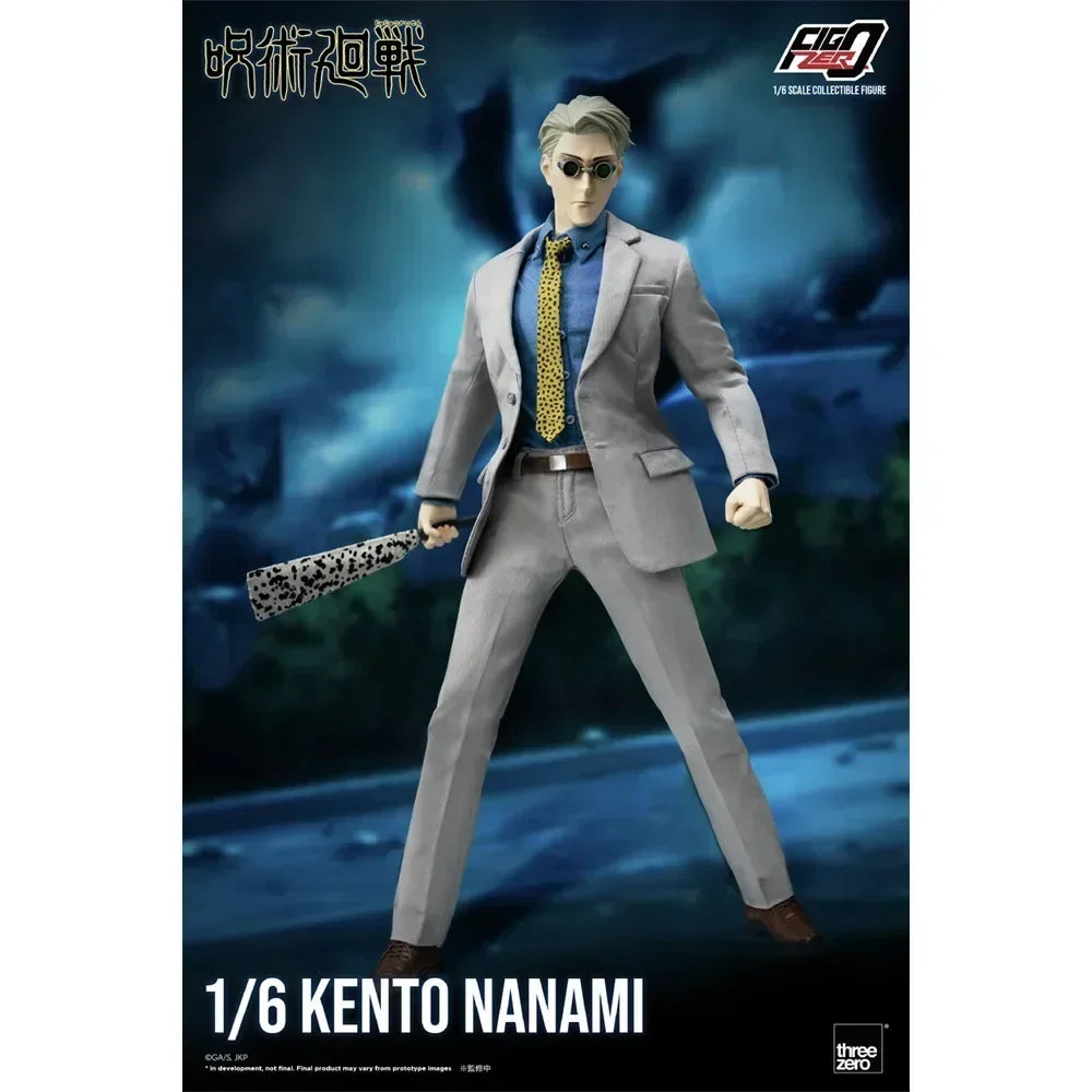 Stock Original Threezero FigZero 1/6 Nanami Kento 30CM Anime Jujutsu Kaisen Action Figure Collectible Model Dolls Statuette Toy