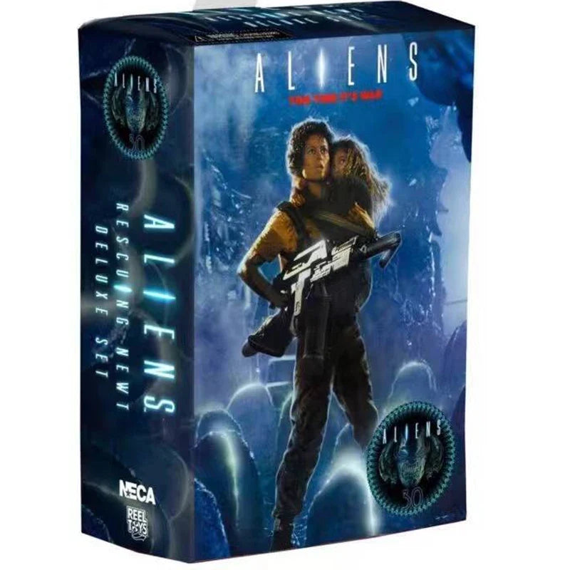 NECA ALIEN 2 LT Ellen Ripley Newt Figure Giger Xenomorph Facehugger Aliens Predator Action Figure Model Toys Cool Doll Present