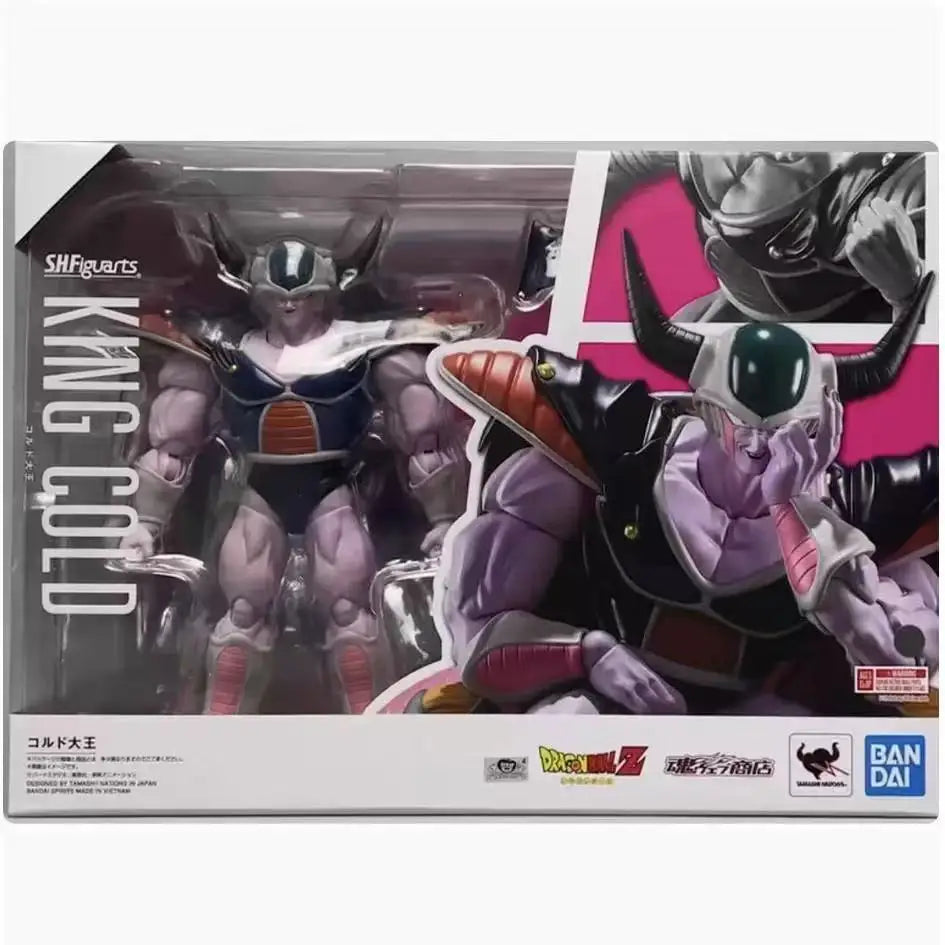 Original Bandai S.H.Figuarts SHF King Cold Frieza Vegeta Goku  In Stock Anime Action Collection Figures Toys