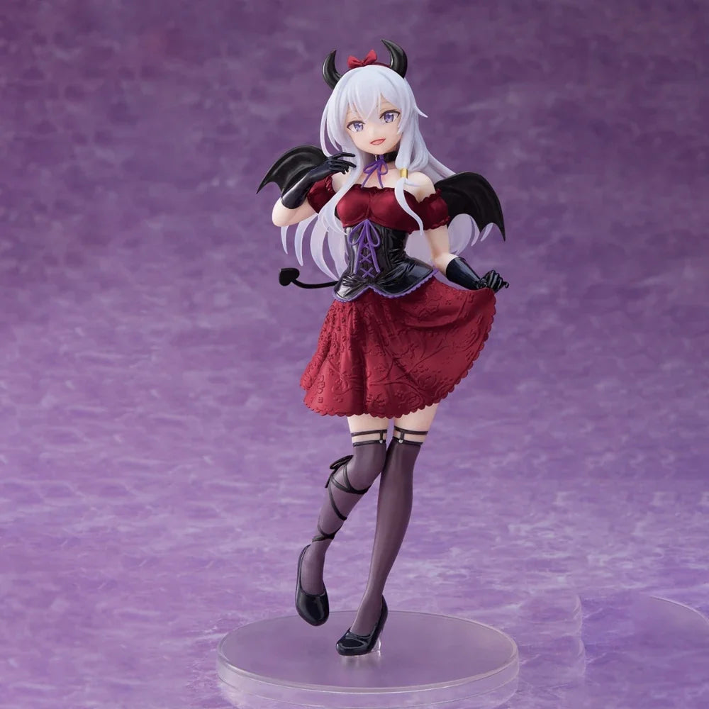 In Stock Taito Original Genuine Anime Coreful Figure Majo No Tabitabi Elaina Little Devil Ver Renewal 18cm Model Toys Xmas Gift
