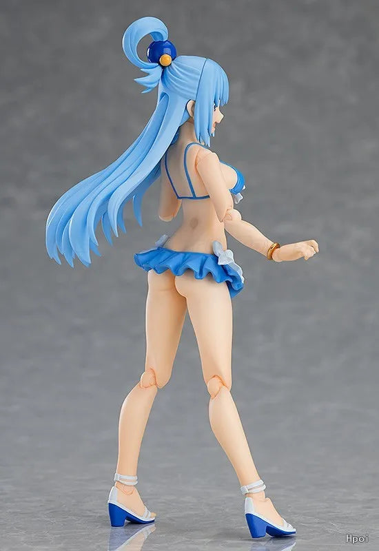 【In Stock】Original Max Factory Figma EX-063 Eiga Kono Subarashii Sekai Ni Shukufuku Wo! Kurenai Densetsu Aqua Figure Gift