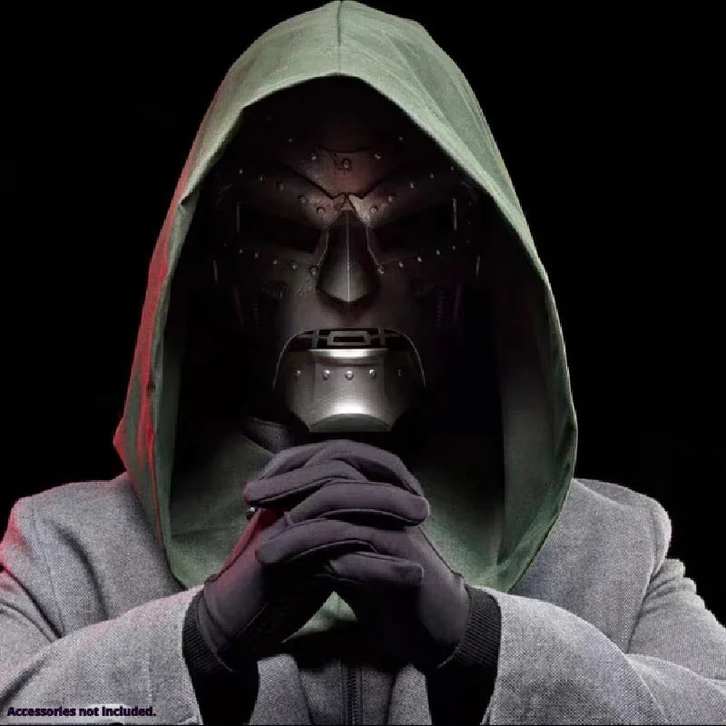 New Marvel Series Anime Figure Premium Roleplay Helmet 1:1 Scale Restore Doctor Doom Mask Collectible Gear Perfect Gift For Fans