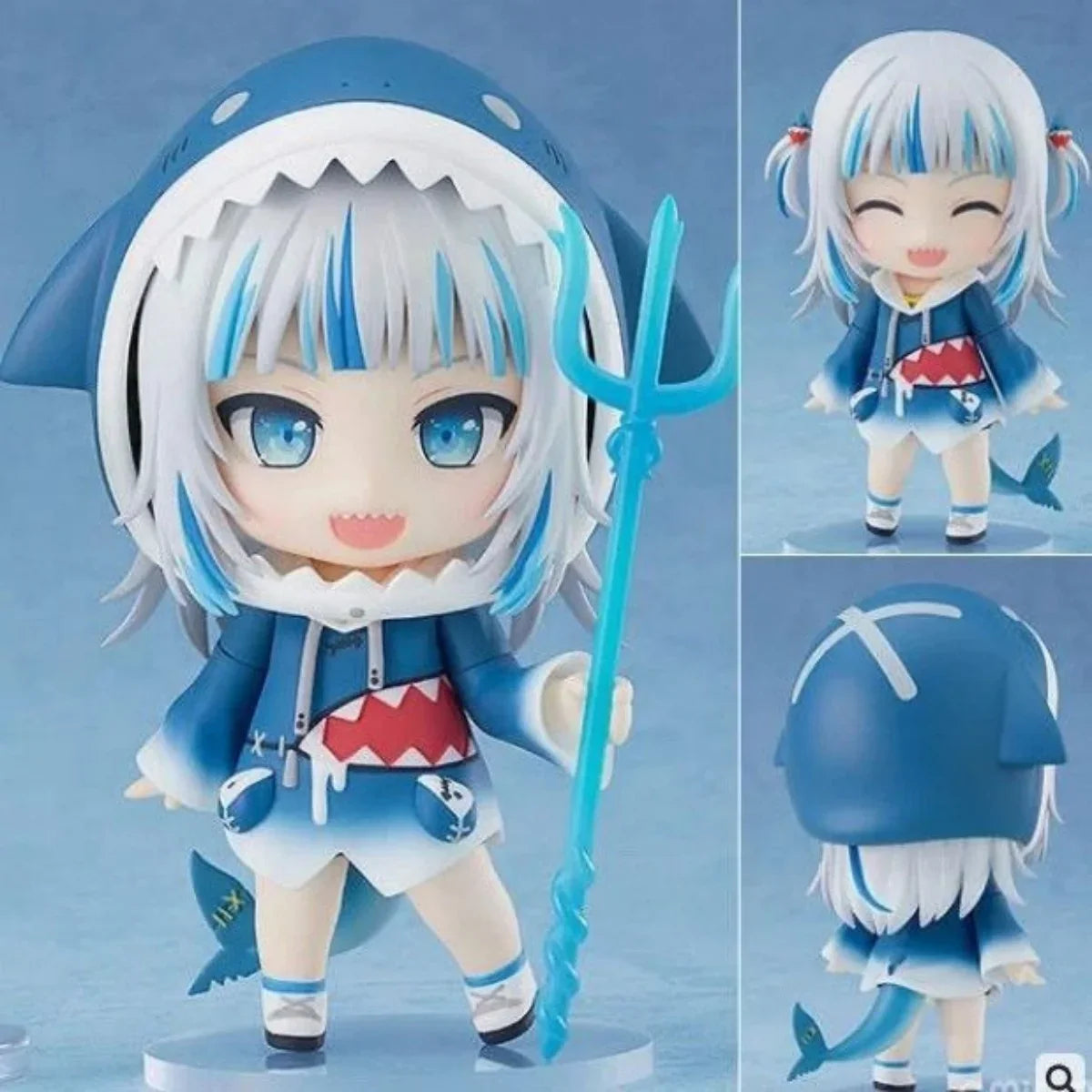 10cm Anime Hololive Gawr Gura 1688 süßes Mädchen Gelenkfigur Modell Spielzeug Weihnachtsgeschenk