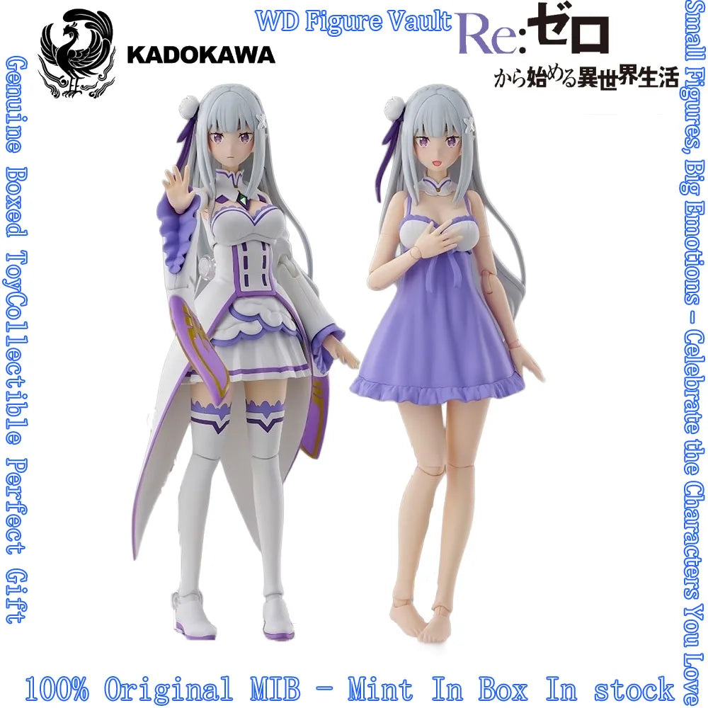 KADOKAWA Plastikmodell Re:ZERO Emilia DX Ver. Badeanzug & Abendkleid Dual Body vorlackiert, sofort lieferbar