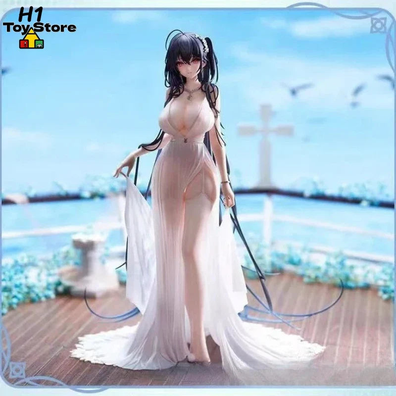 Azur Lane Taihou Figure White Dress Anime Busty Girl PVC Statue 30CM Collectible Model Desk Decor For Anime Fans
