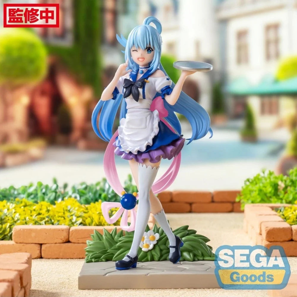 In Stock SEGA Original Genuine Anime Kono Subarashii Sekai Ni Shukufuku O! 3 Aqua Luminasta 18cm Collections Model Toy Figures