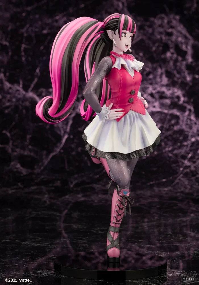 In Stock Original KOTOBUKIYA Beautiful Girl Statue Monster High Draculaura 26cm Animation Decoration Model 1/7 Doll  New Product