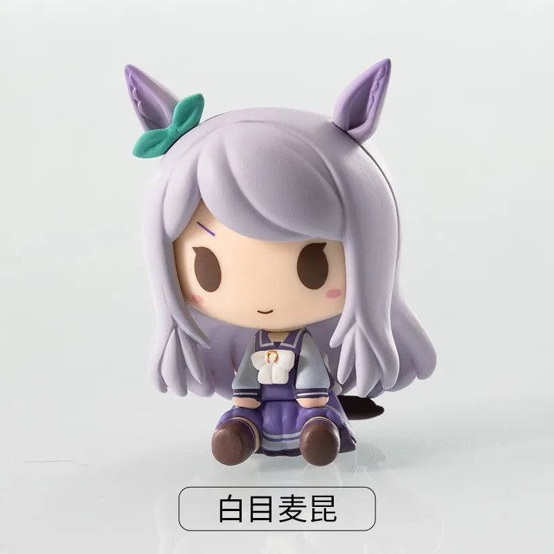Anime Surrounding anime Q Version Sitting Horse Racing Niang Donghai Emperor Hakimi Car Chassis Manual Model