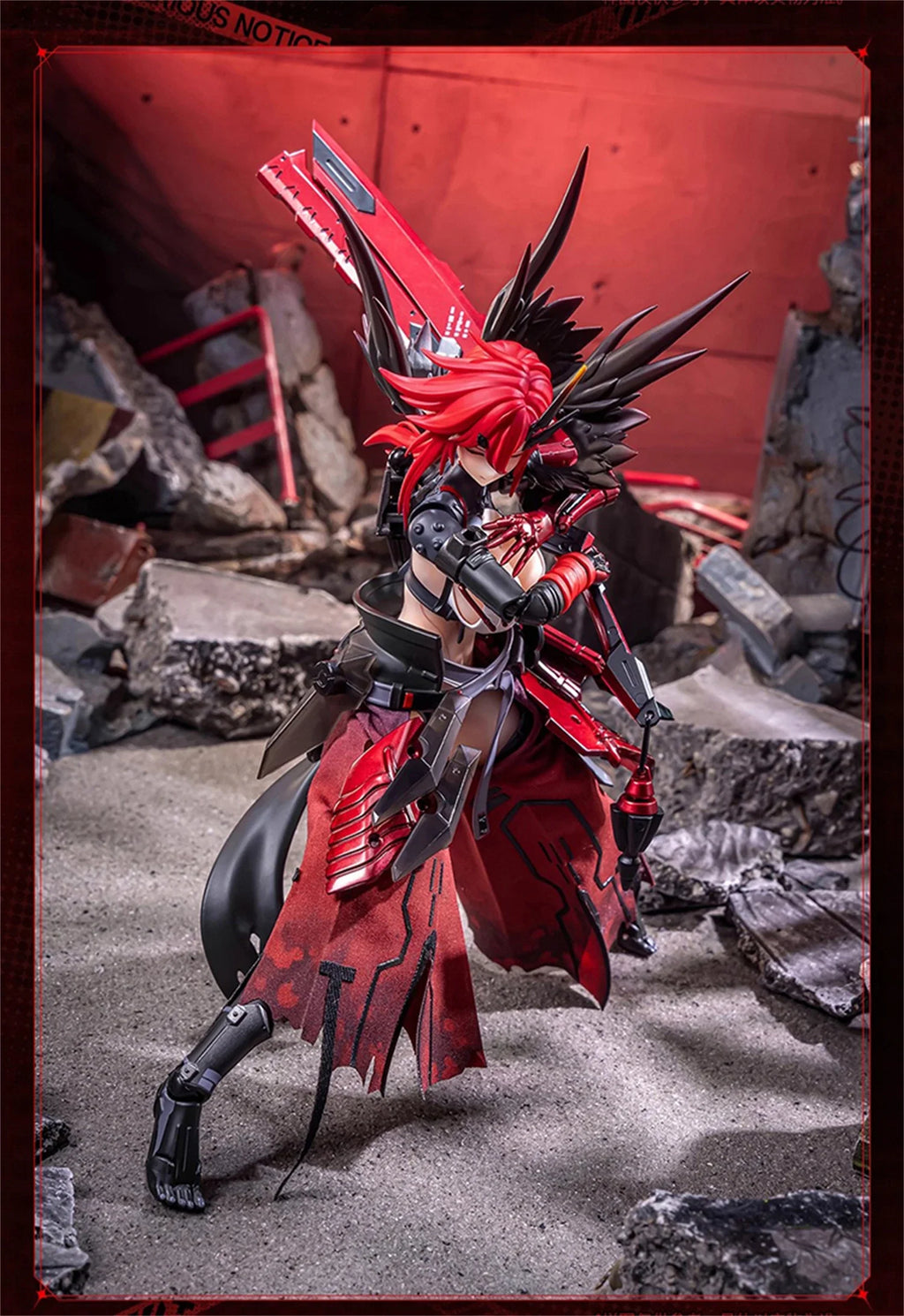 【IN STOCK】Nuclear Gold Reconstruction Animester Wolf Mastiff Force 1/9 Mobile Suit Girl Action Figure