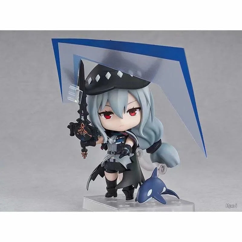 10cm Arknights Skadi the Corrupting Heart 1895# Anime Figurine Action Figure Toys Doll Collection Christmas Gift With Box