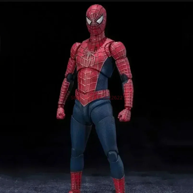 Shf Spider-man 3 Action Figures Spiderman 3 Tobey Maguire Anime Figure Pvc Statue Figurine Model Collection Toys Doll Gifts