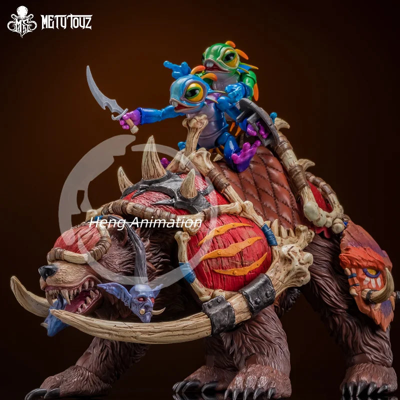 Pre-order: Mety Toyz Armoured Giant Bear Mount Model - Collector's Limited Edition Articulated Action Figure Anime Figurine -