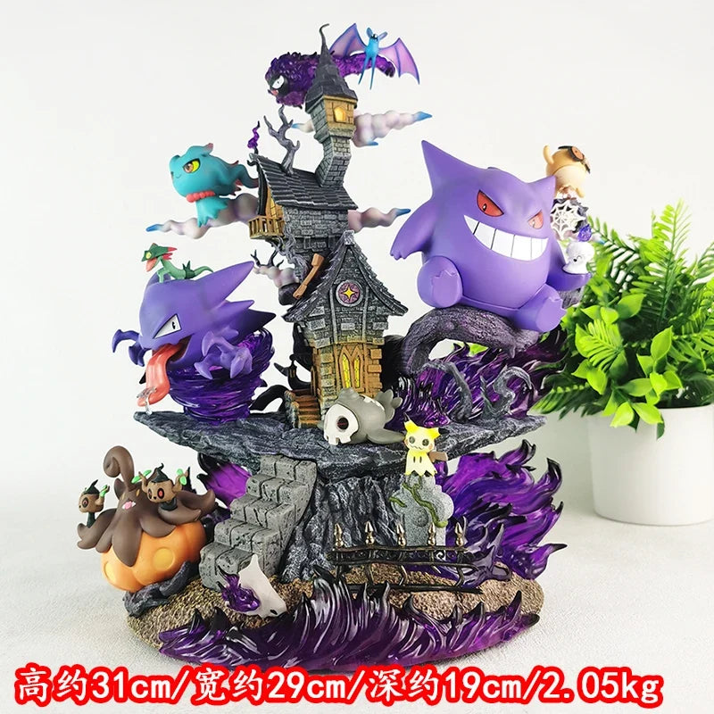 2025 New In Stock 31cm Anime Pokemon Gengar Ghost Claw Action Figure Game Statue Pvc Collectible Kawaii Model Gifts Dolls Toys