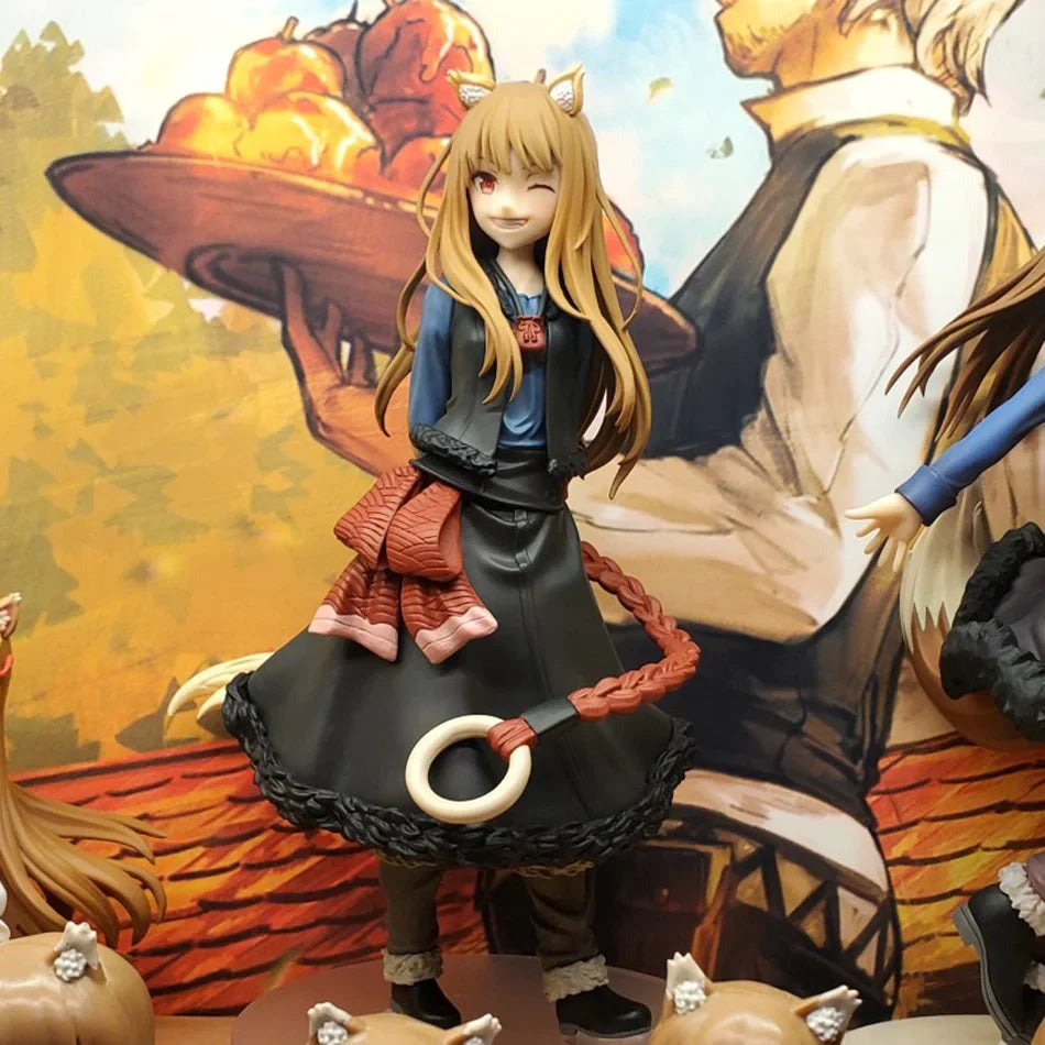 New Anime Spice And Wolf Figure Toys 17cm Holo Figural Action Doll Cute Girls PVC Model Toy For Kids Birthday Gifts In Stock