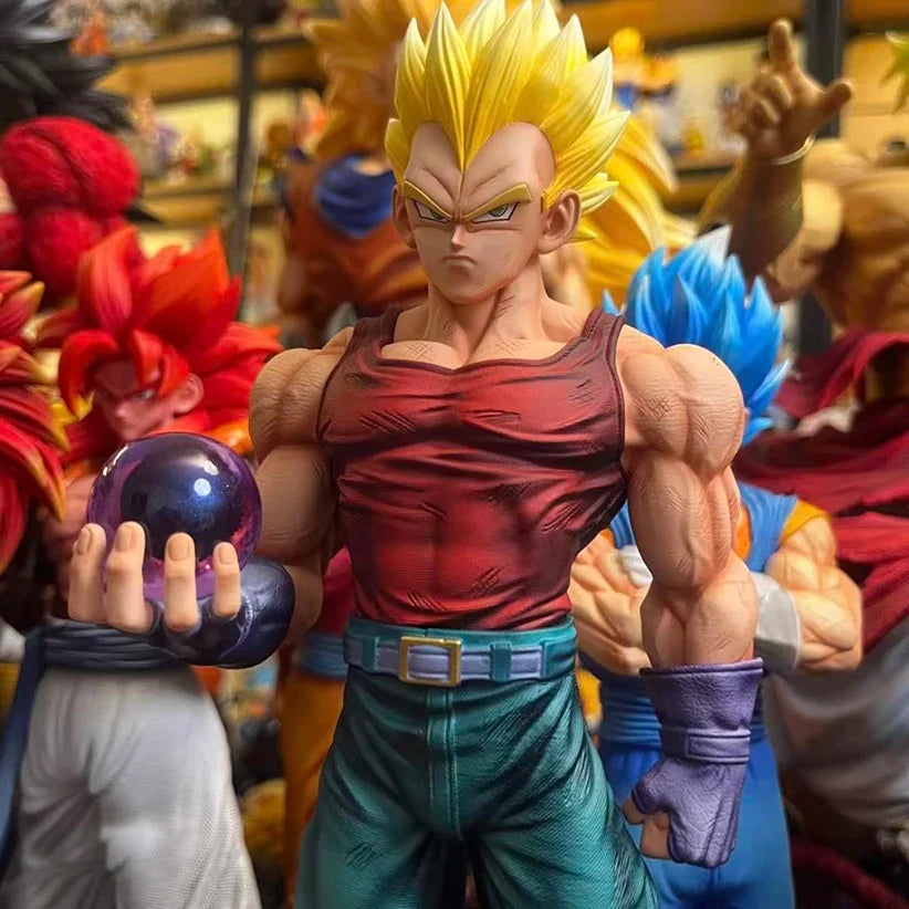 31cm/12.2inch Dragon Ball Gt Baby Vegeta Figure Replace Heads Arms Pvc Action Figures Gk Statue Collectible Model Toys Fgifts