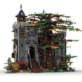 Military Fortress Model Moc Building Bricks Black Falcon's Castle 2023 Technology Blocks Gifts Christmas Toys DIY Sets Assembly